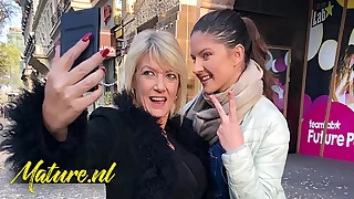 56 Year Old MILF Amy Goes On Tinder Meeting With Inexperienced Teen Francesca DiCaprio